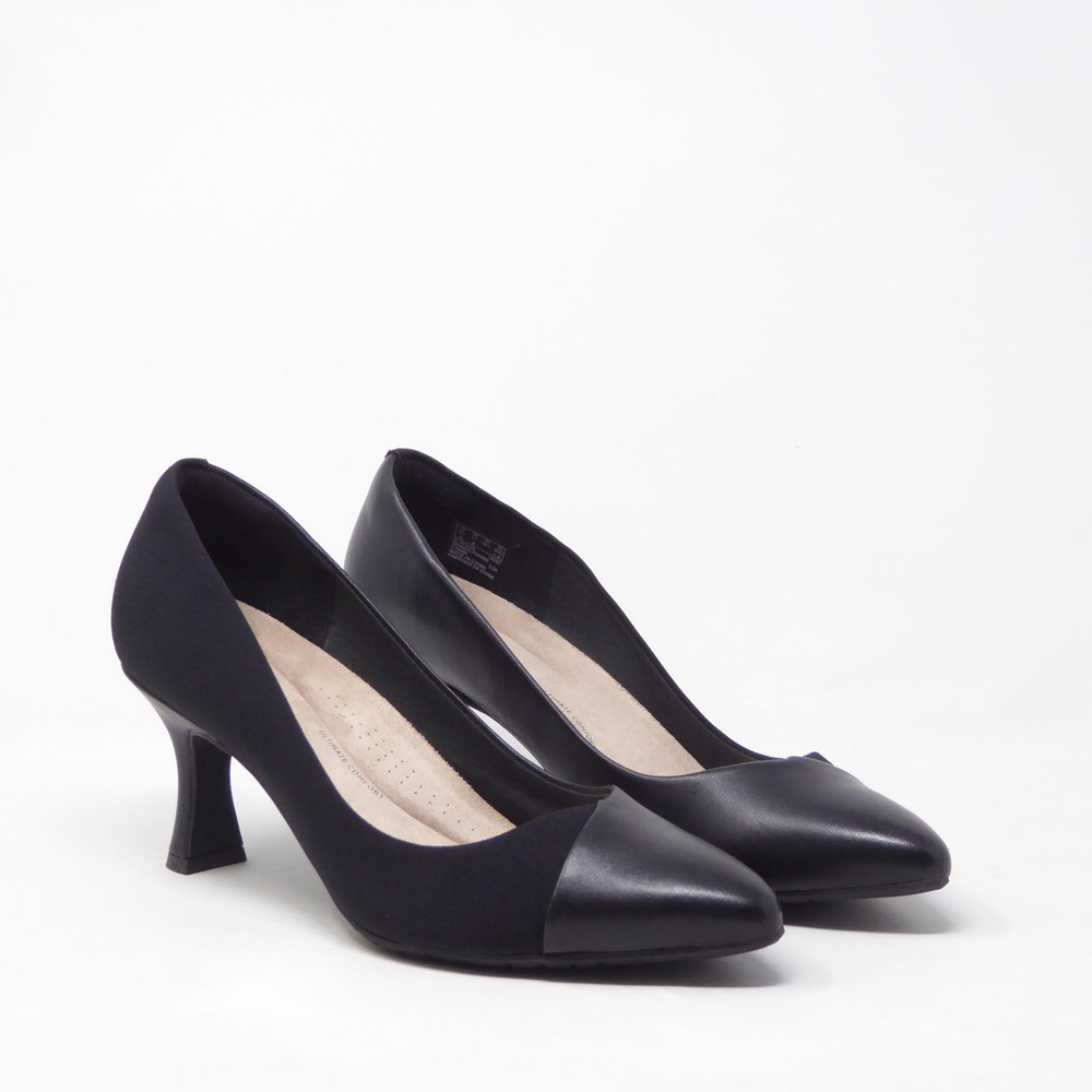Clarks Women Kataleyna Rose Pumps Black Pointed Toe Ultimate Comfort Size 11